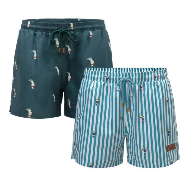 Bird Bundle: Cockatoo and Tucan