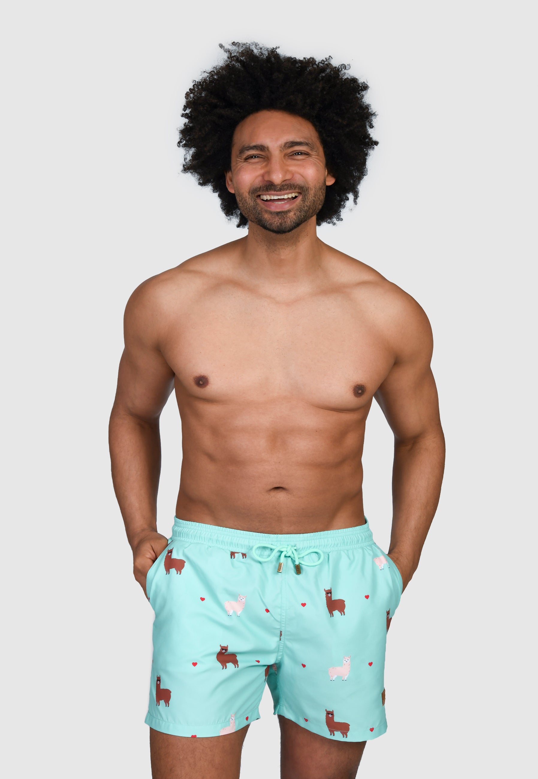 Alpaca Father & Son Swim Trunks