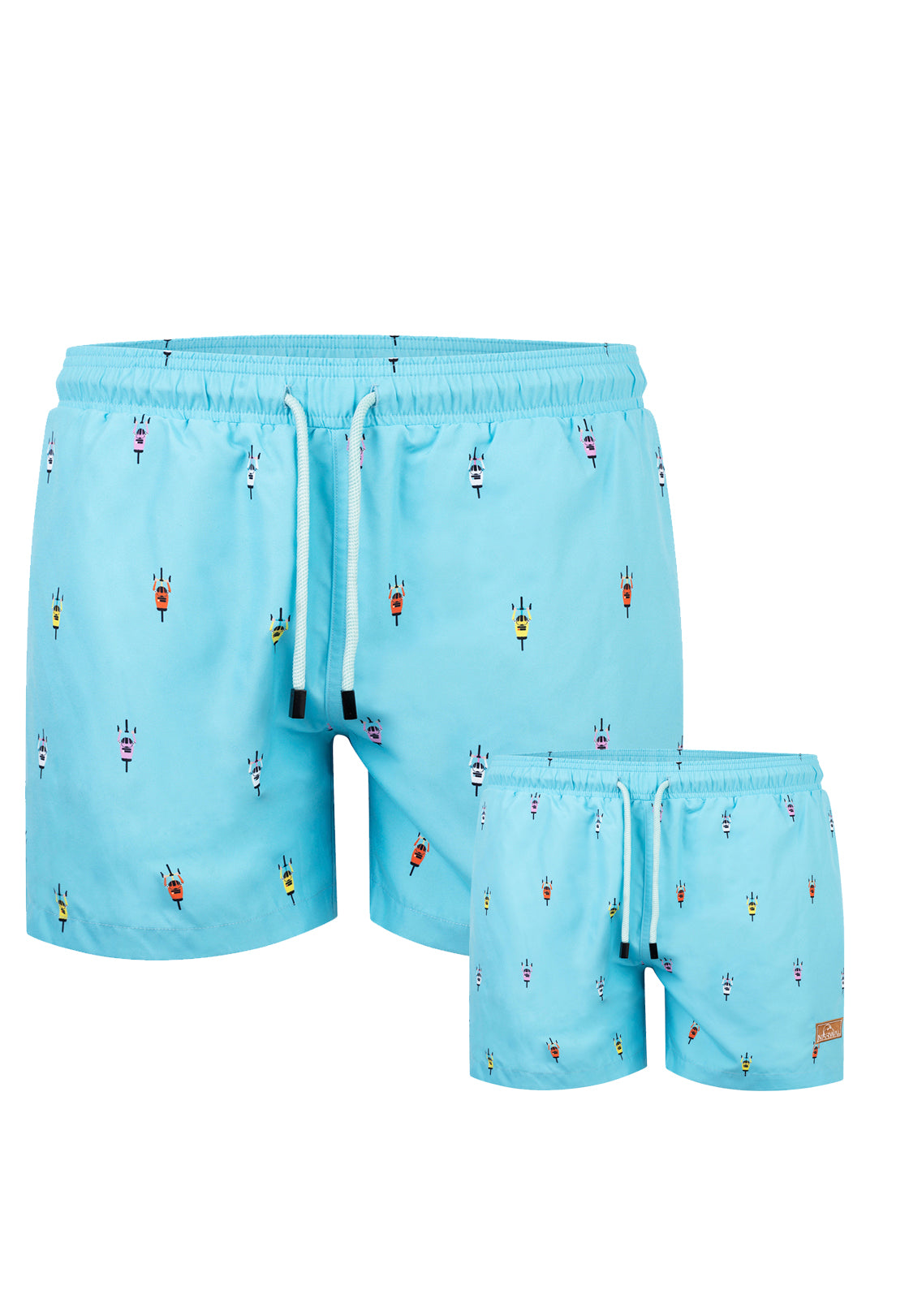 Cyclists Father & Son Swim Trunks Bundle